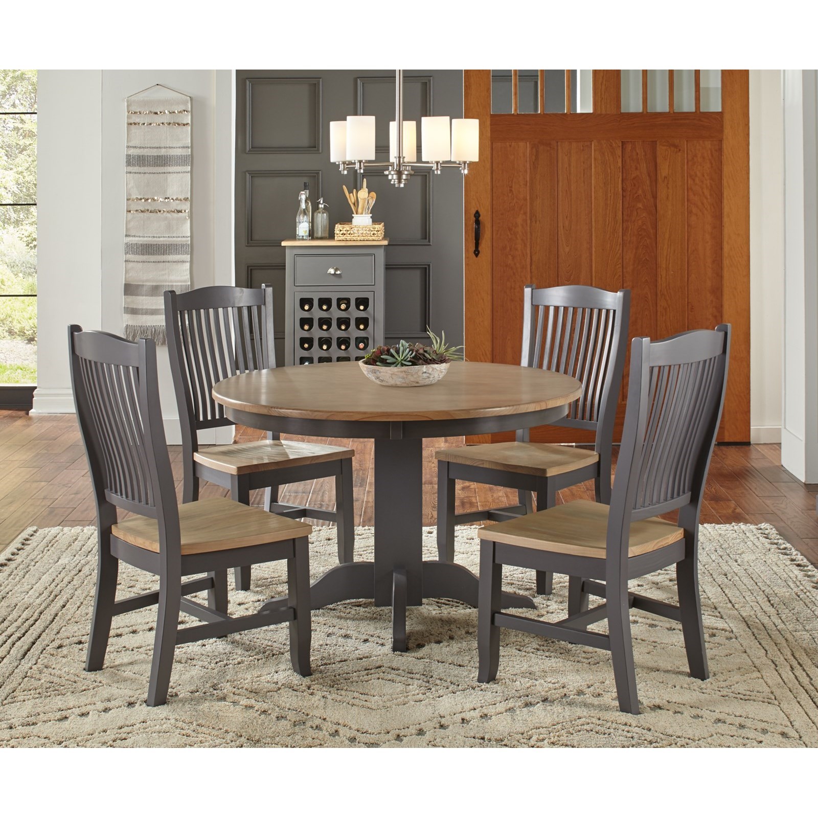 AAmerica Port Townsend 48" Round Dining Table Conlin's Furniture